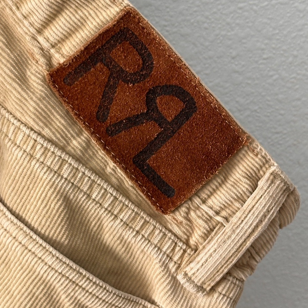 RRL double RL Ralph Lauren Beige Corduroy Trousers